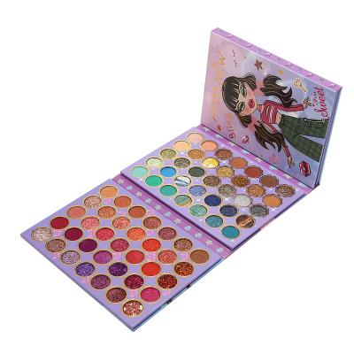 China Matte Eye Makeup Shadow Makeup Eyeshadow Powder Dye Waterproof Eyeshadow Palette High Lasting Palette for sale