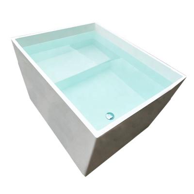 China Eco-freindly Hot Selling Customized Small Mini Deep Soaking Bathtub With Seat Foshan Factory Directly for sale