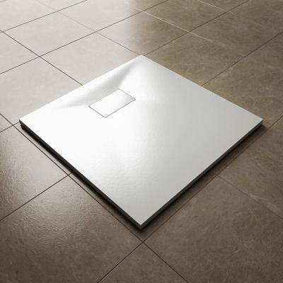 China Anti slip 600x600 smc shower tray white base for sale