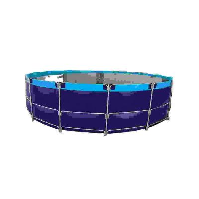 China Hot Selling Round Fish Farming Large PVC Fish Farm Pond 3000l Pond Aquarium for sale