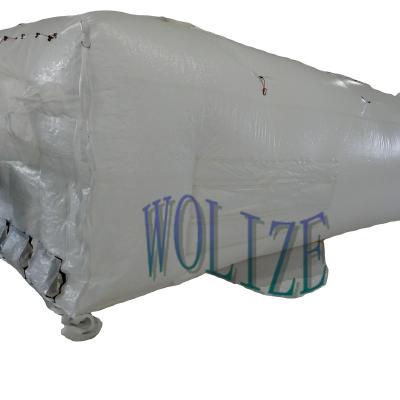 China Food Grade 40ft Barless Woven Container Liner Bag For Grains for sale