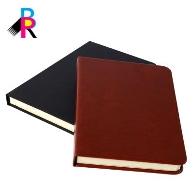 China Latest Style 2020 Design Planner PU Hardcover Hardcover Leather Binding Hardcover Notebook Notebook for sale