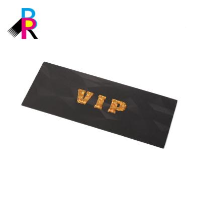 China High Quality Custom Design Printing Advanced VIP Admission Ticket Voucher Envelope Personalization Invitation Card With Envelope Printing for sale