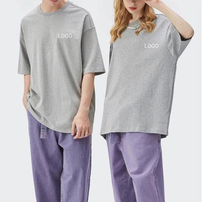 China Breathable Oversized Custom Design Multicolor Women Men's T-Shirt Half Sleeve Round Neck Fashion Casual Pullovers for sale