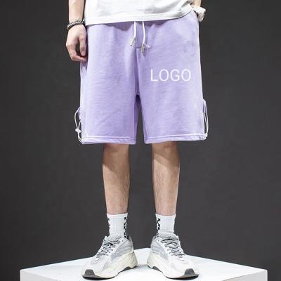 China Custom Wholesale Breathable Logo Design Your Own Shorts Unisex Plain Elastic Waist Shorts Men's Shorts With Full Print for sale