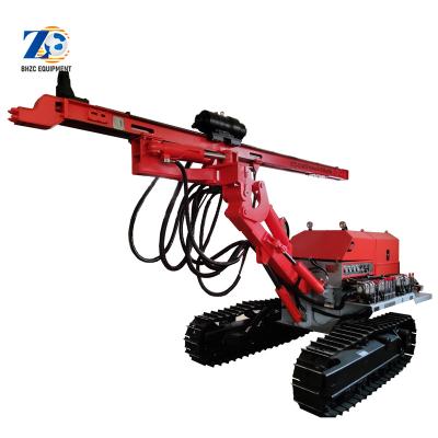 China Cultivate BHZC-G140YF Outdoor High Wind Pressure Crawler Type DTH Drilling Rig for sale