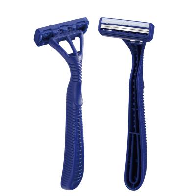 China Twin Blade 2 Blades Private Label Razor Shaving Blades Disposable Razor for sale