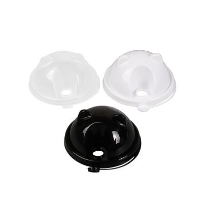 China CUPS Clear Design Unique Transparent Durable Seal Disposable Hot Coffee Juice Cup Lids for sale