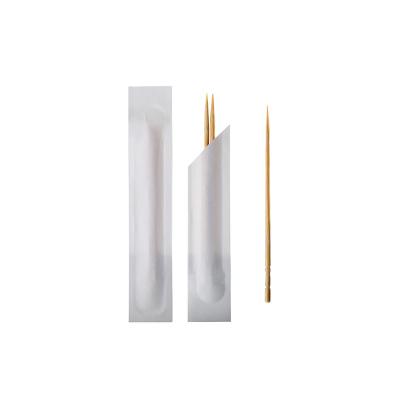 China Eco-Friendly Disposable Bamboo Custom Made High Quality Disposable Single Mini Toothpick Cleaner for sale