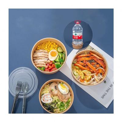 China 1500ml Environmentally Friendly Disposable Wrapping Paper Noodle Soup Paper Cup Stock Wholesale High Quality Disposable Food Disposable for sale