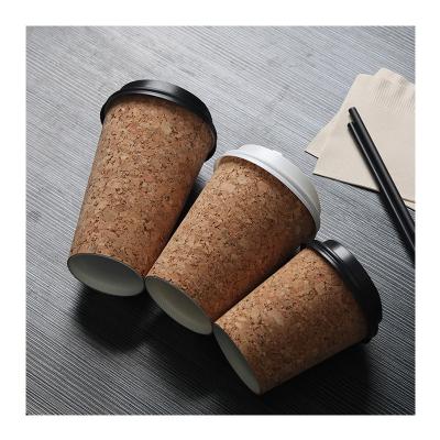 China Coffee Deli Good Quality Kraft Biodegradable Leakproof Disposable Paper Cup With Lid for sale