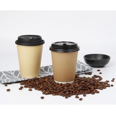 China Custom Compostable Eco Friendly 16oz Import Disposable Logo Hot Drinking Paper Cup Disposable Carrier With Lids for sale