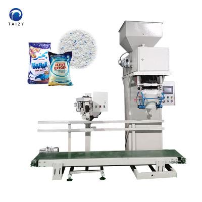 China High efficient automatic 10kg 25kg 50kg washing powder filling packing machine for pp woven bag for sale