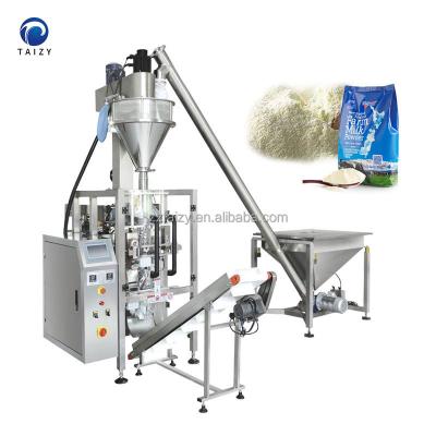 China Work Efficiently Gusseted Pouch Packing 1kg To 5kg Corn Flour Wheat Milk Powder Packing Machine for sale