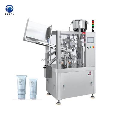 China Paste Automatic Plastic Soft Cosmetic Cream Tube Paste Tube Toothpaste Filling Sealing Machine for sale