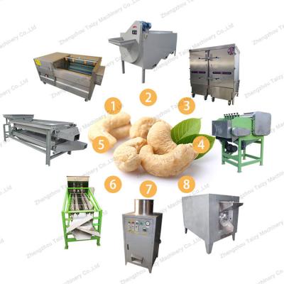 China Snack Factory Supply Automatic Separating And Packing Plant Cashew Nut Shelling Peeling Processing Line for sale