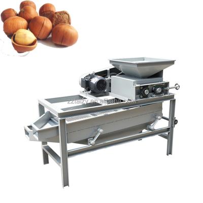 China Automatic High Clean Efficiency Small Nut Crusher Hazelnut Cookie Almond And Wallnut Shelling Machine For Sale for sale