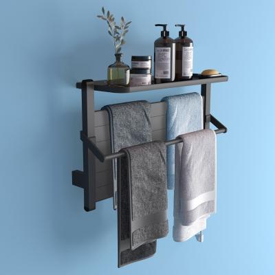 China Wholesale Quality Aluminum Alloy Bathroom Towel Rack Electric Heating Warmer for sale