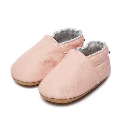 China Comfortable Anti-odor Moccasins Slip On Infant Shoes Full Range Colors Genuine Leather Soft Baby Shoes for sale