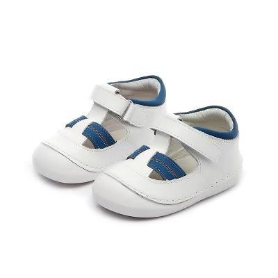 China Anti-odor Toe Closed Baby Toddler Leather Sandals Breathable Soft Lining Baby Shoes For Summer for sale