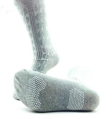 China Custom logo, design cotton Non-Terry Mens Anti Slip Socks for sale