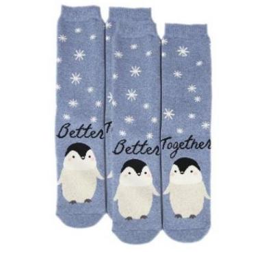 China Women′s Novelty Winter Cartoon Cotton Socks for sale