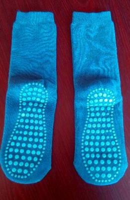 China Custom logo, design airline Sock with Anti-Slip Dots for sale