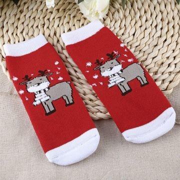 China Custom color, design soft Christmas cute Cartoon Print sweet Terry Socks for sale