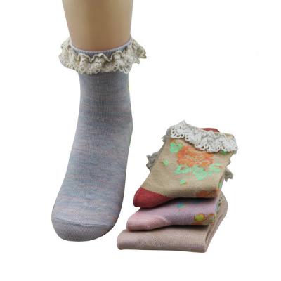 China Custom logo, design cute cotton women socks for sale