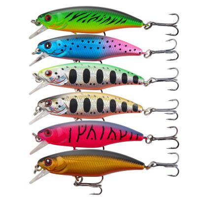 China ABS Plastic Luya Minnow Lures ABS Material Simulation 6cm/4.3g Sinking Fishing Tackle for sale