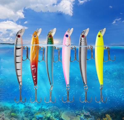 China ABS Plastic Luya Lure Simulation Sinking Minnow Lure 4.8g/7.8cm Freshwater With Ring Beads Fishing Lures for sale