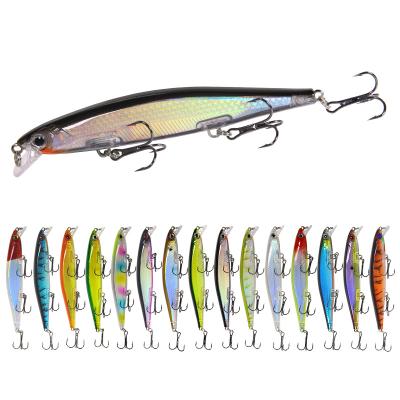 China ABS Plastic Luya Lures Floating Minnow Fishing Lures 13.2g / 11cm Outdoor Fishing Tackle for sale