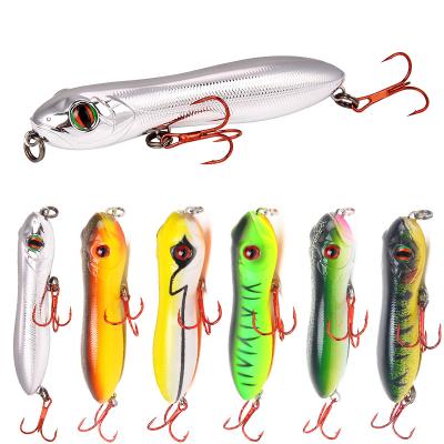 China TOP ABS Plastic Water Luya Floating Pencil Lures Snake Head Simulation Hard Lures Artificial Lures 10.5cm/16g Fishing Tackle Products for sale