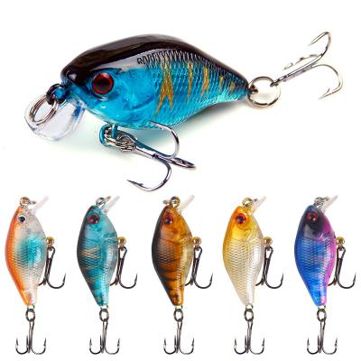 China ABS plastic crank lures luya 4cm/4.6g lure sea fishing freshwater lures for sale