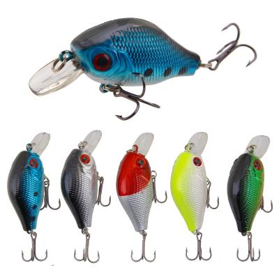 China ABS plastic crank bait floating minnow 5.5cm/7.8g hard bait artificial fishinglure bait for sale