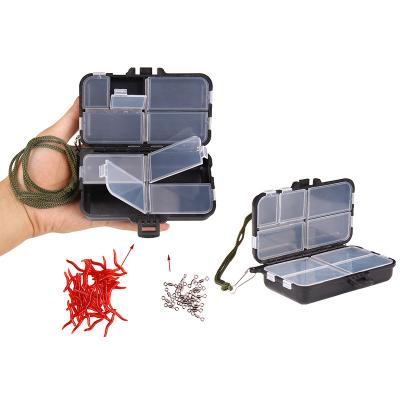 China Luya Plastic Demountable Fishing Tackle Box Bait Storage Box Plastic Outdoor Accessories Packaging Box for sale