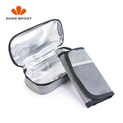 China Insulin Cooler Travel Bag Insulation Waterproof Liner For Diabetic Organize Medication Cooler Accessory Bag for sale