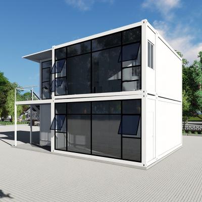 China Hot Price 40ft Flat Pack Flat Pack Office Modern Hot Modular Housing Hotel Two Bedroom Building Construction Sales Prefab Homes for sale