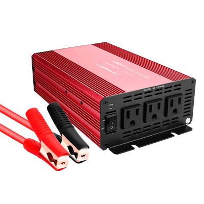 China 1000 watt 12 volt dc power inverter, 1000w power converter dc to ac converter for car 210*140*66mm for sale