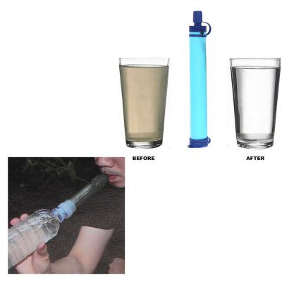 China Personal Outdoor Camping Ultrafiltration Survival Water Straw Filter Outdoor Hike Removal Kit For Camping Hike for sale