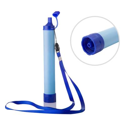 China Emergency Straw Free Filter Outdoor Camping Survival Purification Outdoor Hike Personal Hike System for sale