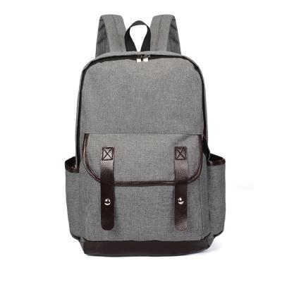 China Waterproof travel canvas business laptop backpack for men for sale