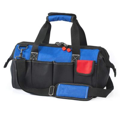 China Multifuction Heavy Duty Tool Bags Oxford Solid Polyester Electrician Tool Bag for sale