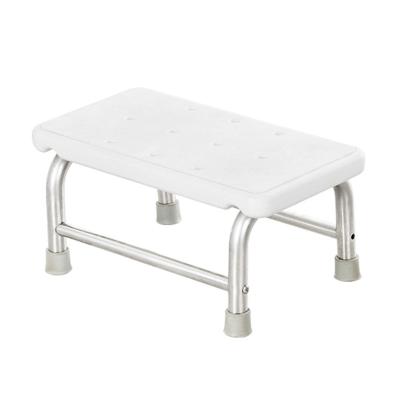 China Indoor Height Adjustable Non-slip Non-rust Foot Tub Stool Small Hospital Stainless Steel Bathtub Stool Rising Ladder Steps for sale