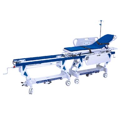 China Steel Frame Emergency Panel ABS Metal Hospital Best Price Patient Transfer Stretcher for sale