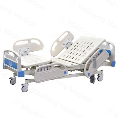 China Metal Hospital Furniture Electric Patient Bed 5 Function Electric Hospital Bed for sale