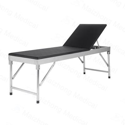 China Manual Easy Operate Medical Clinic Examination Table Beds Wholesale Patient Adjustable Stainless Steel Examination Hospital Bed for sale