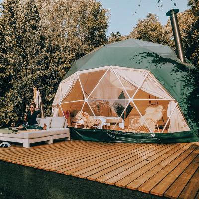 China Wild Geodesic Dome Tents Outdoor Camping Igloo Glamping Resort Luxury Hotel Tent Prefab Room For Sale for sale