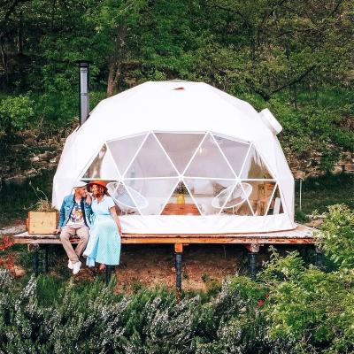 China Luxury Hotel Wild Outdoor Igloo Tent 50m2 Outdoor Camping Shelter Dome Geodesic Glamping Tent for sale