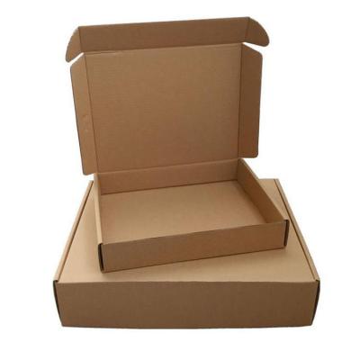 China High Quality Recycled Materials Color White Folding Printing Corrugated Custom Shipping Packaging Boxes With Logo Sample Mail Box for sale